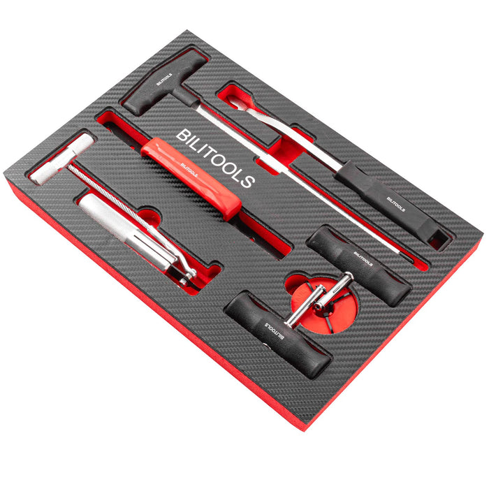 BILITOOLS 7-Piece Windshield Removal Tool Kit for Classic Vintage Car Windscreen Remover Set